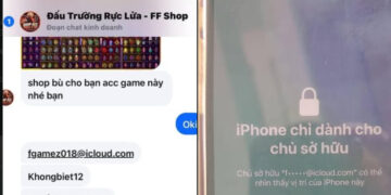 Bị khóa iPhone vì đăng nhập vào acc game “trên mạng”