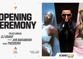 Aya Nakamura, DJ Snake và Theodora sẽ mở màn Esports World Cup 2026 tại Paris