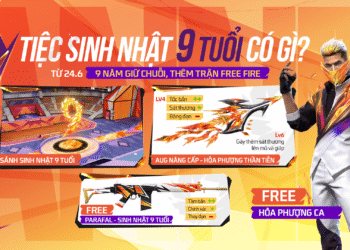 Sinh nhật 9 tuổi của Free Fire có gì hot?