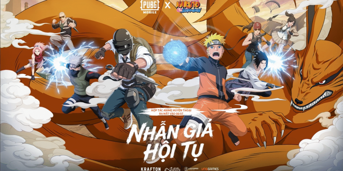 PUBG Mobile chính thức bắt tay Naruto Shippuden trong bản cập nhật 4.5