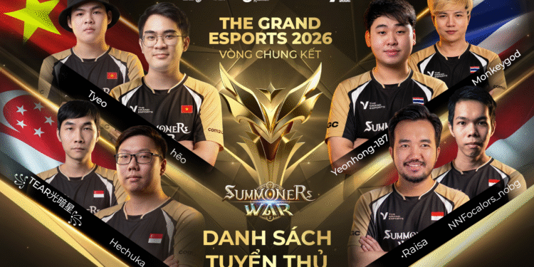 Lộ diện đội hình tuyển thủ Việt Nam và Quốc Tế góp mặt tại Chung Kết Esports Grand Championship bộ môn Summoners War 