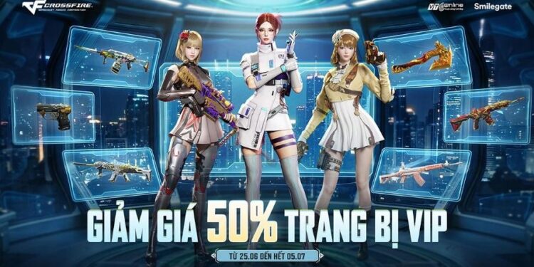 Crossfire mừng 6 năm đồng hành cùng VTC Online với sự kiện giảm giá toàn bộ cửa hàng VIP