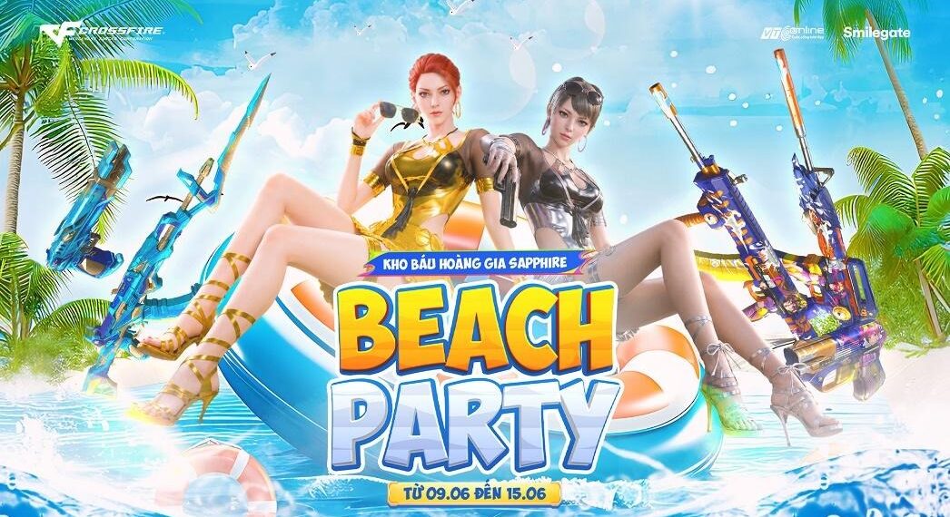 Crossfire mang mùa hè đến với game thủ qua Kho báu Hoàng gia Sapphire – Beach Party và ưu đãi sale balo