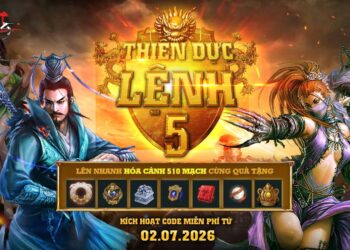 Võ Lâm Truyền Kỳ II mở máy chủ mới Chiến Long tặng code Thiên Dực Lệnh 5