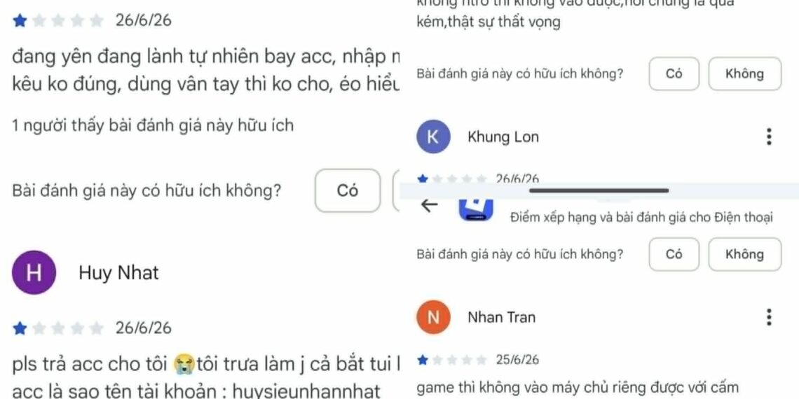 Roblox VNG lại “ăn” bão 1 sao trong những ngày cuối Tháng 6/2026