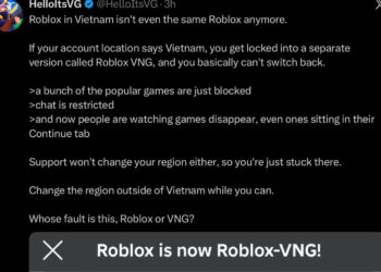 Tại sao Roblox VNG chặn nhiều game?