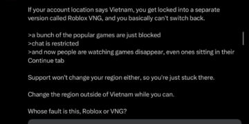 Tại sao Roblox VNG chặn nhiều game?