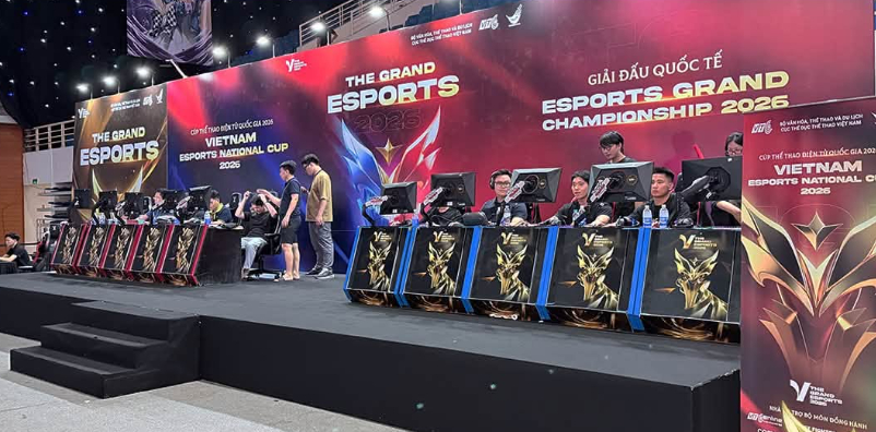 The Grand Esports 2026 chính thức khai mạc – 4 ngày tràn ngập không khí thể thao điện tử tại Hà Nội