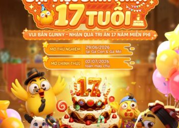 Gunny PC update phiên bản sinh nhật 17 tuổi với gói quà lên tới 1,7 triệu xu 