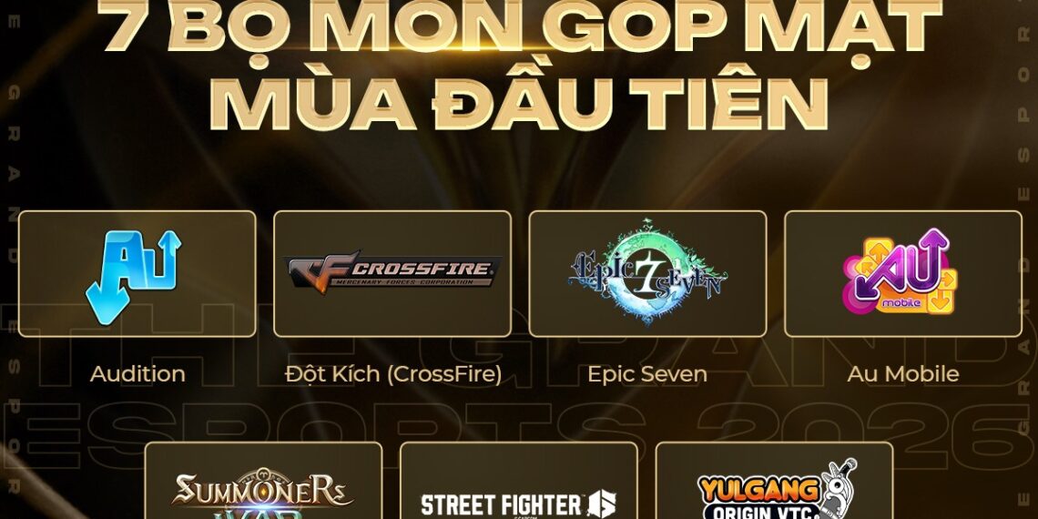 Từ CF, Audition đến Epic Seven: The Grand Esports 2026 quy tụ loạt game đình đám