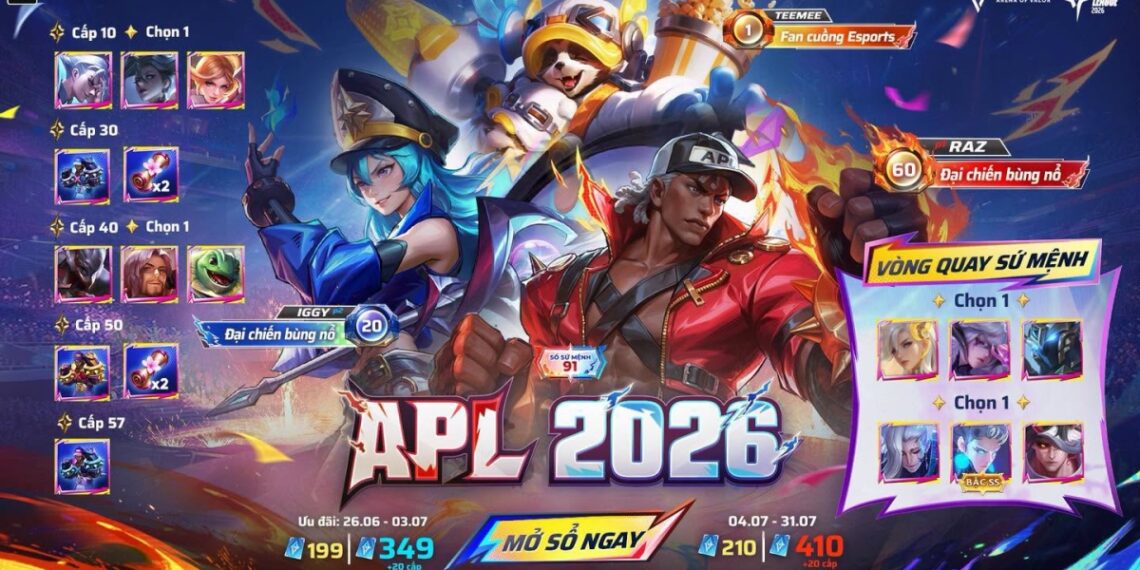 Liên Quân Mobile: Sổ Sứ Mệnh 91mang chủ đề giải đấu APL 2026 có gì hot?